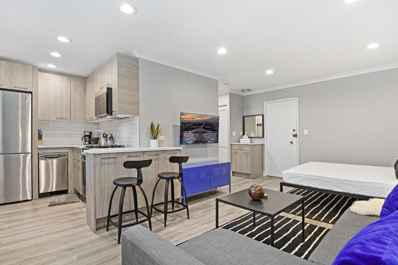 Sophisticated Studio Apartment With Modern Kitchen - Oakdale Od2 Rep ชิคาโก ภายนอก รูปภาพ